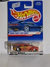 Hot Wheels 2000 First Editions 14/36 Orange '41 Willys #074 5sp Wheels 24383 B6