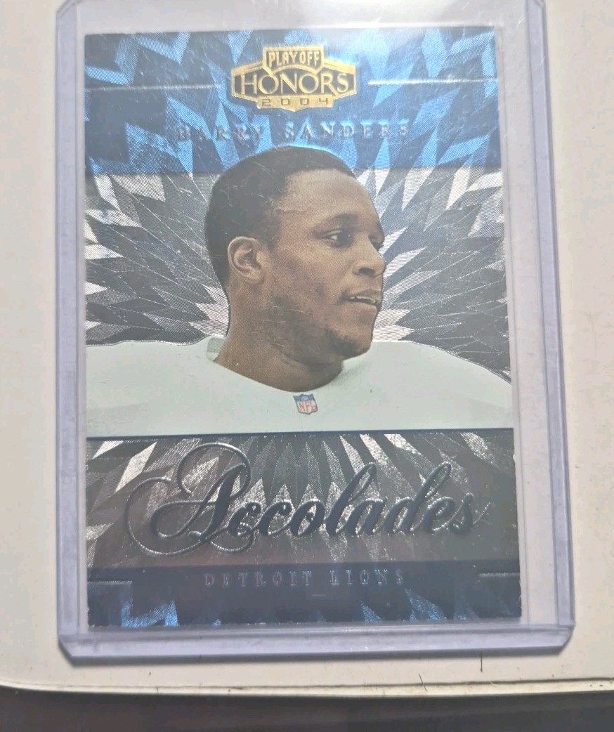 2004 Playoff Honors - Accolades Barry Sanders #A-5 /1000🔥💎🏈🔥