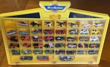 Micro Machines Vintage Galoob Lot of 50 Vehicles  Original USA Carry Case