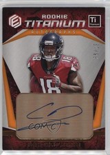 2018 Panini Elements Rookie Titanium Copper 87/99 Calvin Ridley Auto 1e1a