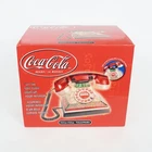 Vintage Coca-Cola Illuminated Stained Glass Telephone Tiffany Style Brand New