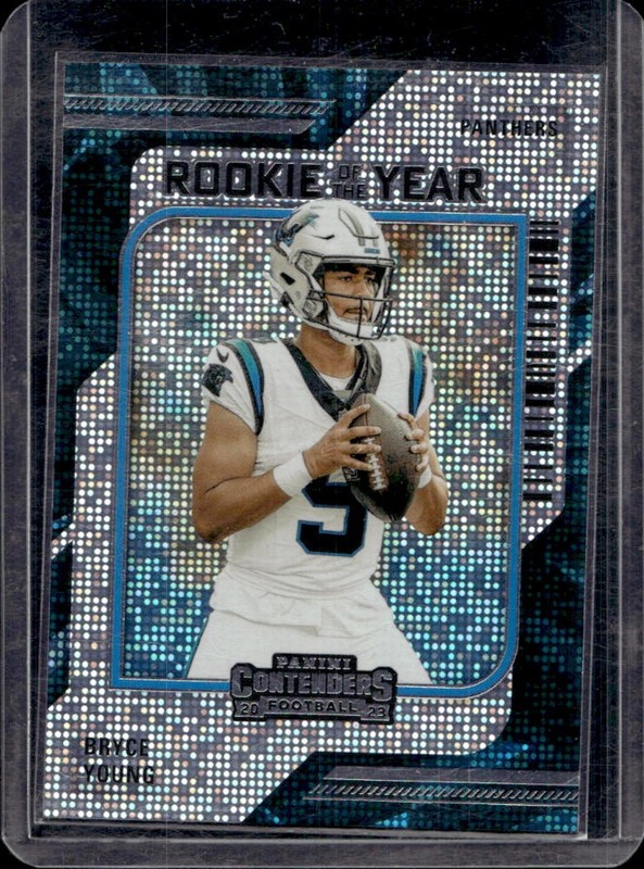 2023 Panini Contenders Bryce Young of the Year RC #4 Panthers Rookie