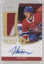 2020 Ultimate Collection Debut Threads 49/99 Jake Evans #ADT-JE Patch Auto vm9