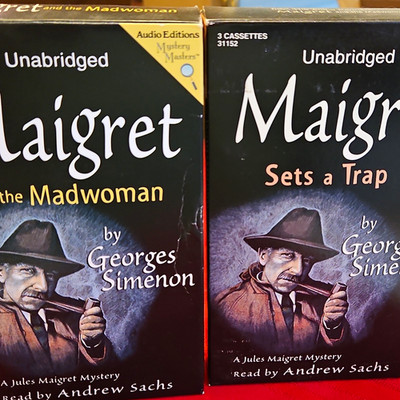 Audio Editions Maigret Sets a Trap Unabridged by Simenon, Sachs 3hr Cassette