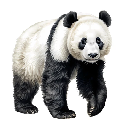 Panda Bear Self Adhesive Sticker