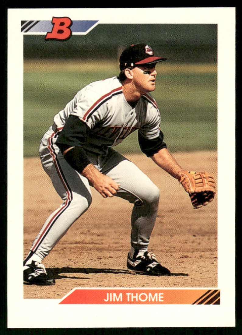 1992 Bowman Jim Thome Rookie Cleveland Indians #460