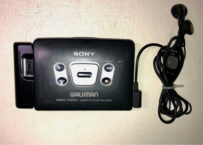 Sony Walkman WM-EX622 Cassette Player Black Vintage Used Tested