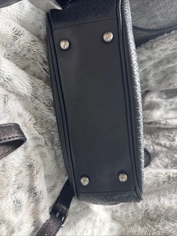 Patricia Nash Vintage-Style Black Embossed Leather Frame Crossbody  - Image 4 of 4