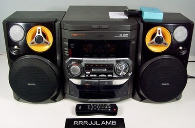 Philips FW-C399 Mini Hi-Fi Compact Shelf STEREO SYSTEM CD, Cassette, FM Radio BT