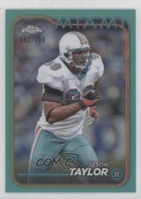 2024 Topps Chrome Aqua Refractor 42/199 Jason Taylor #108 HOF 0i5i