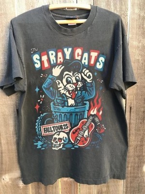 The Stray Cats 2025 Tour Rare Design Charcoal Unisex T shirt Men Women