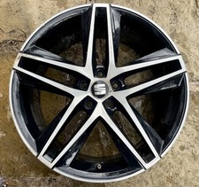 SEAT IBIZA FR 18 INCH ALLOY WHEEL RIM GENUINE 6F0601025E 7J DIAMOND CUT