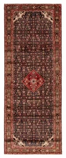 Vintage Hand-knotted Runner Rug 3'11" x 10'2" Traditional Oriental Wool Carpet