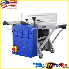 Power Benchtop Planer Powerful 1250W Electric Planer Worktable Thickness Planer
