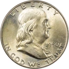 1950 Franklin Half Dollar - PCGS MS64 FBL - Frosty Luster!