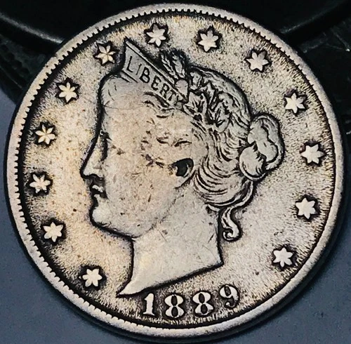 Photo of a 1889-P Liberty Nickel from an eBay listing that sold on Jul 18, 2026