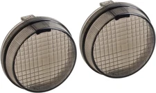 Smoked Turn Signal Lens Cover Compatible with Shadow VTX 1300 Cruisers Vulcan