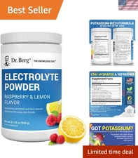 Dr. Berg Raspberry Lemon Hydration Supplement - 100 Servings