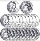 1962 Franklin Half Dollar PROOF ROLL 20 Coins BU GEM PROOF 🔥