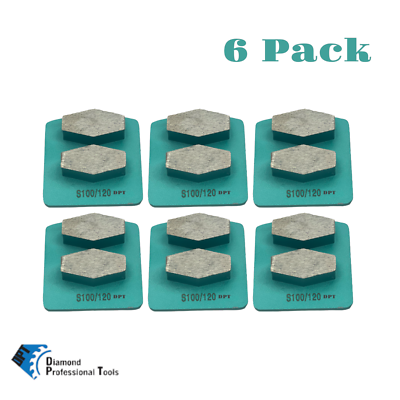 Lot de 3 disques de meulage diamant de qualité supérieure compatibles avec les meuleuses Husqvarna PG, meulage de sol en béton, adhérence douce, grain 60/80