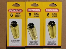 Genuine Ronson Replacement Flint 1 Pack 6 Flints in All 1206 1206-144