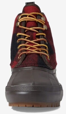 Polo Ralph Lauren Claus Duck Boots (9) Leather Wool Plaid