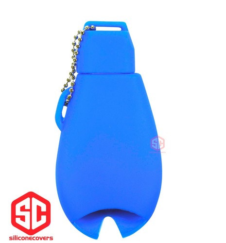 1x New Key Fob Remote Fobik Silicone Cover Fit / For Chrysler Dodge Jeep. - Picture 2 of 2