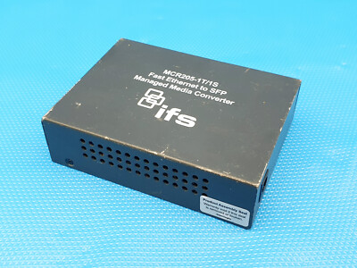 IFS Interlogix MCR205-1T/1S Fast Ethernet SFP Based Media Converter  Inkl. MwSt.