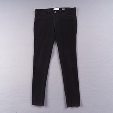 Pilcro Corduroy Skinny Pants Womens 29 Black Stretch