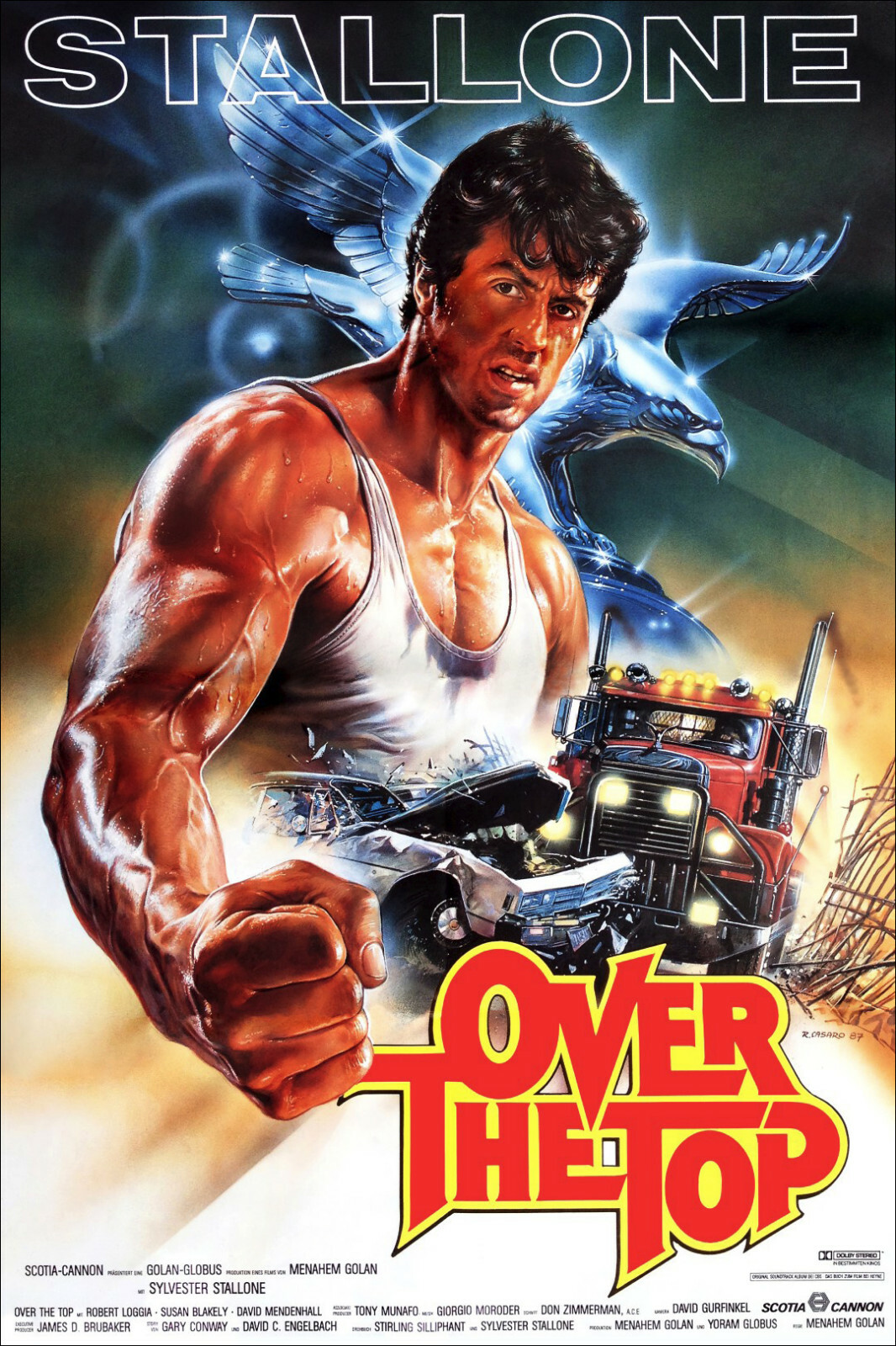 OVER THE TOP 1987 80s ORIGINAL OFFICIAL CINEMA MOVIE PRINT PREMIUM ...