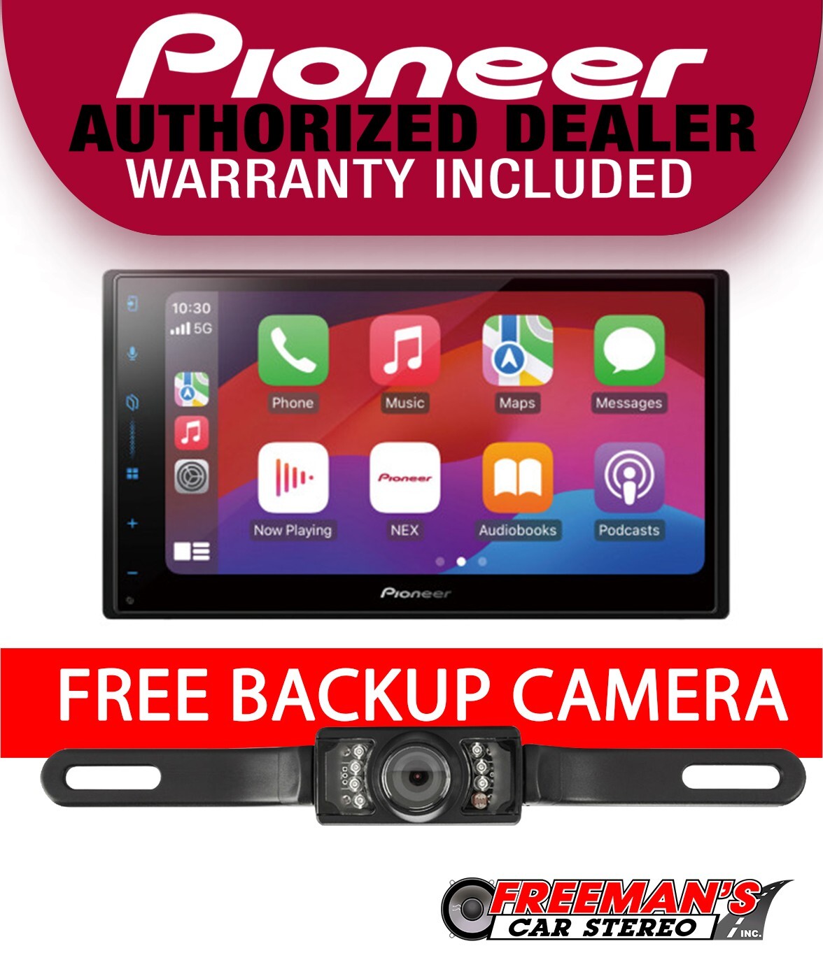 Pioneer DMH-2000NEX  6.8" Wired Apple CarPlay Android Auto D