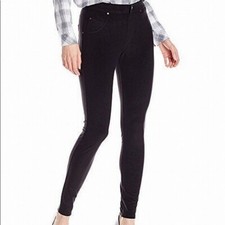 Hue L115905 Womens Black Blend Microfleece Leggings Size S