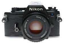 Nikon EM 35mm SLR Film Camera Series E Lens 1.8/50