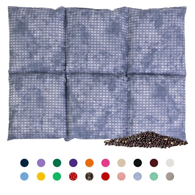 Rapssamenkissen 40x30cm 6-Kammer Kissen mit Raps Körnerkissen Rücken Wärme Kälte