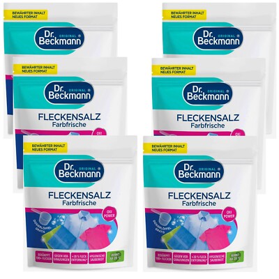 Dr.Beckmann Stain Removal Salt Farbfrische 6x 14.1oz Against Stains Incl.