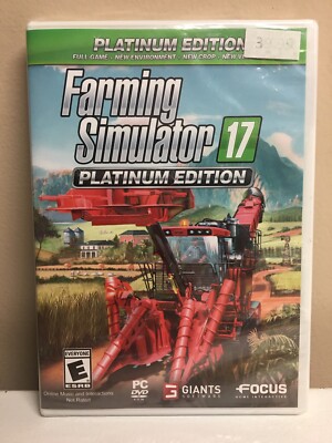 Farming Simulator 17 Platinum Edition - PC - Brand New - Sealed NIB ...