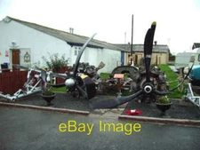 Photo 6x4 Bent Exhibits Haverigg These rather bent Pratt and Whitney Twin c2006