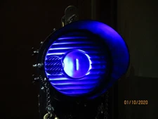 Purple glass conical searchlight signal roundel