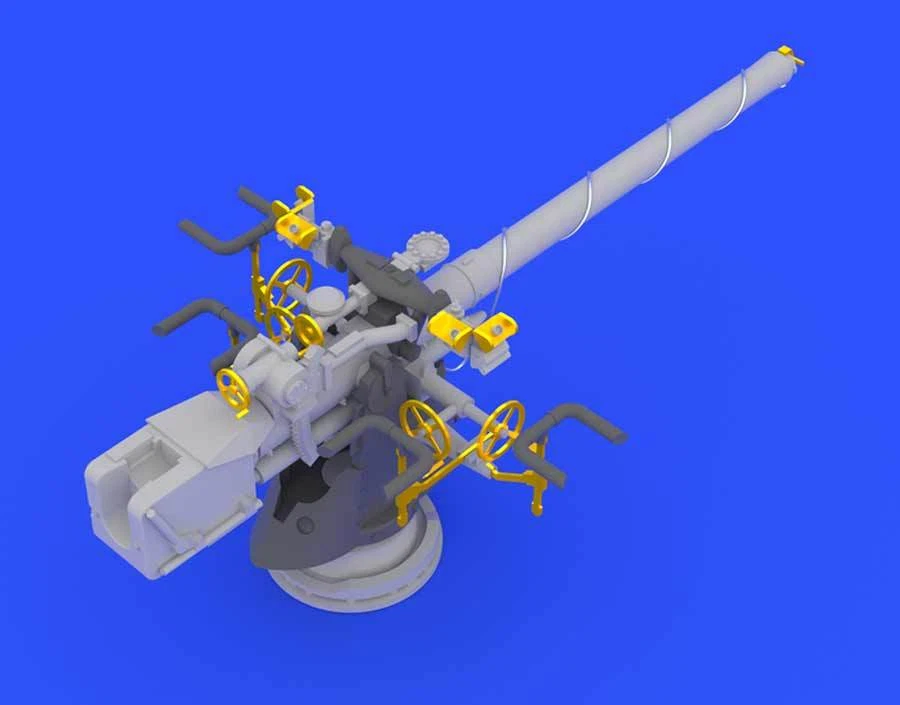 Eduard Brassin German Submarine 8,8cm Gun U-Boat Revell 1:72 Modello Kit Flak - Immagine 3 di 4