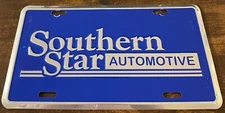 Southern Star Automotive Dealership Booster License Plate Duluth Georgia