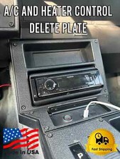 1982-1992 82-92 Firebirdcamaro Iroc Z28 Rs Ac Heater Control Delete Plate