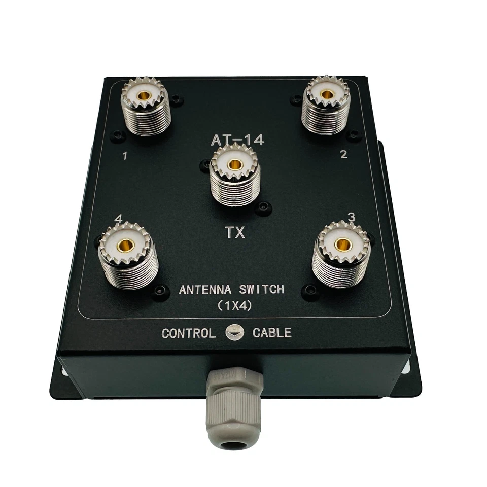 AT-14 4-Way Coax Remote Antenna Switch KIT SO-239 1.8MHz-60MHz 500W PEP - Image 4 of 4