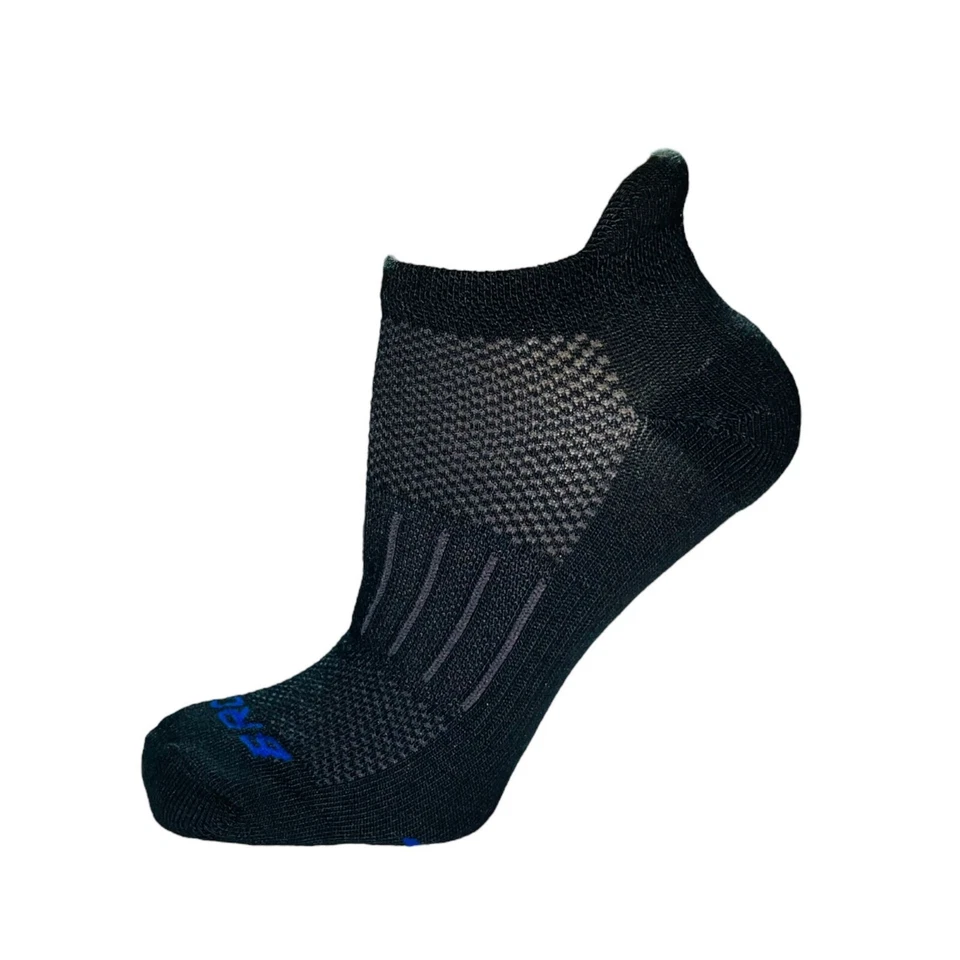 12 pares de calcetines deportivos acolchados negros Brooks SM 4-6,5 para correr corte bajo para mujer Foto 4 de 4
