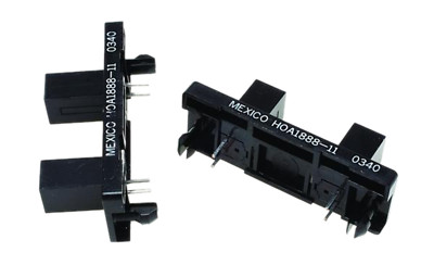 HOA1888-11 Optical Switches, Transmissive, Phototransistor Output .50mA, Transis