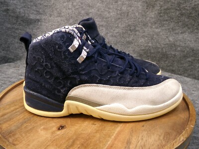 Nike Men Air Jordan 12 Retro International Flight Blue 2018 BV8016-445 Size 