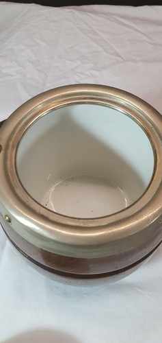Caddy de té galleta con barril de roble y tapa HBB EPNS c1884 - Imagen 7 de 12