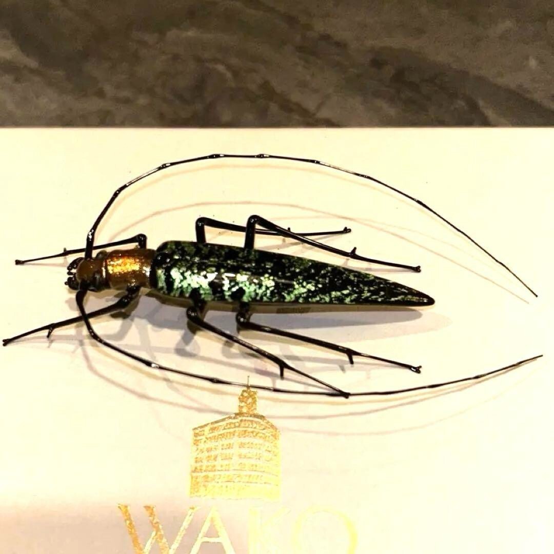 Used Vittorio Costantini Venetian Glass Insect Sculpture, Wako