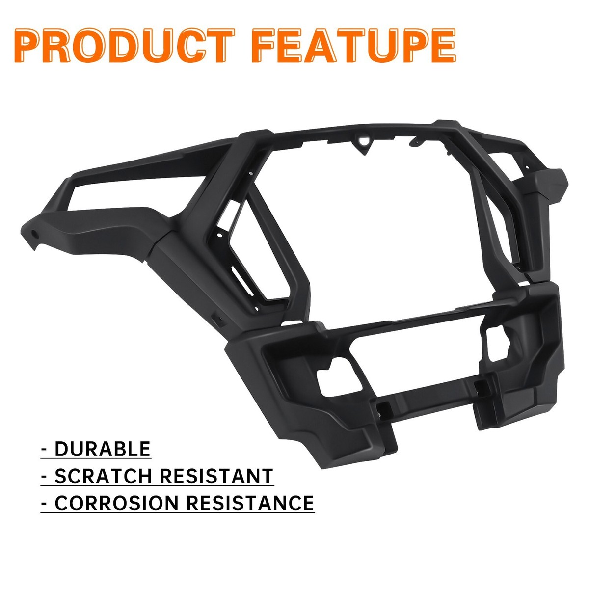 Black Front Fascia Fit for Polaris RZR XP 1000/Turbo S 2019-2023