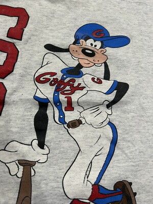 Disney Store Vintage Goofy Baseball Shirt Single Stitch USA | eBay