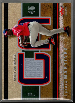 B1538- 2003 Fleer Genuine Article Insider Spieltrikot #PM Pedro Martinez Trikot